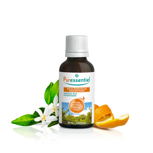 Puressentiel Diffuse Travel to Sicily Essential Oils For Diffusion