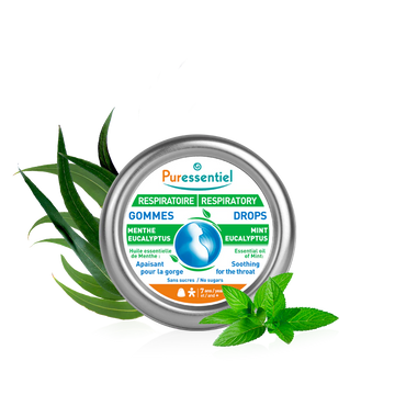 Puressentiel Respiratory Mint-Eucalyptus Respiratory Gums