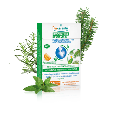Puressentiel Respiratory Pastilles Gorge Mint-Pin lozenges