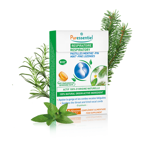 Puressentiel Respiratory Pastilles Gorge Mint-Pin lozenges