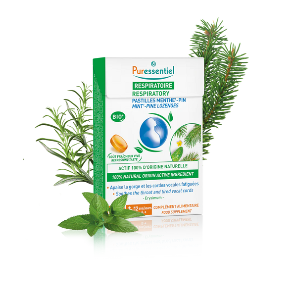 Puressentiel Respiratory Pastilles Gorge Mint-Pin lozenges