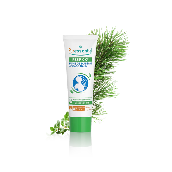 Puressentiel Respiratory Resp'OK massage balm® with 19 Essential Oils