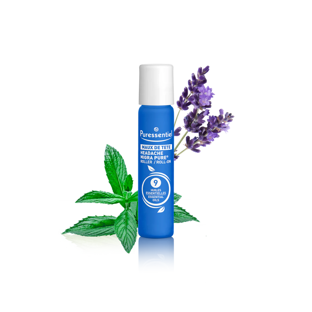 Puressentiel Daily Wellness Roller Headaches with 9 Essential Oils