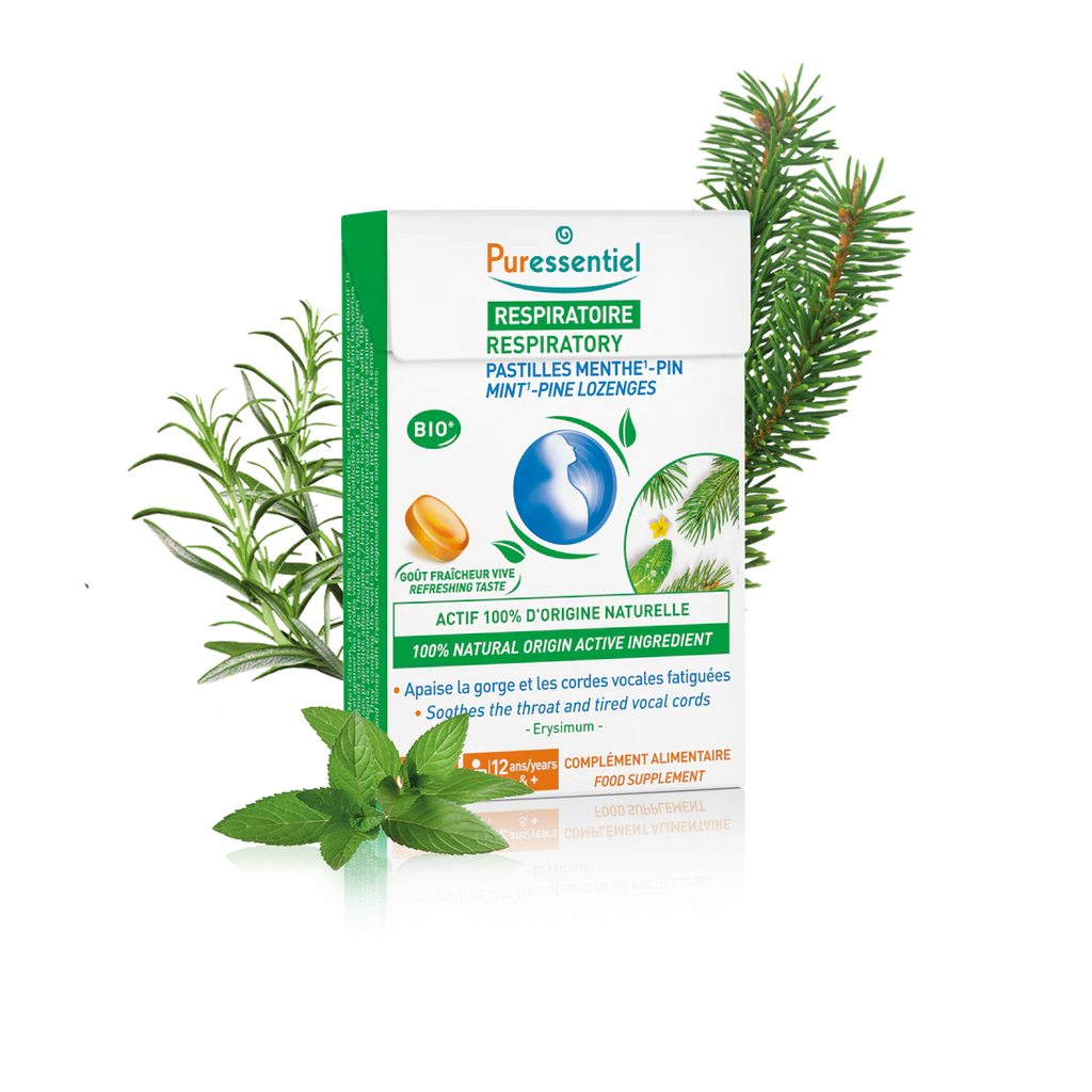 Puressentiel Respiratory Pastilles Gorge Mint-Pin lozenges