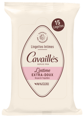 Roge Cavailles Intime Lingettes Extra - Douces X15