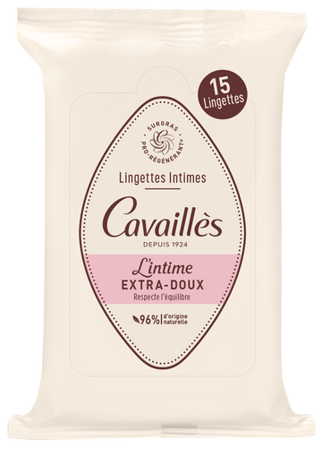 Roge Cavailles Intime Lingettes Extra - Douces X15