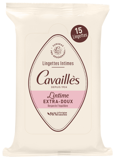 Roge Cavailles Intime Lingettes Extra - Douces X15