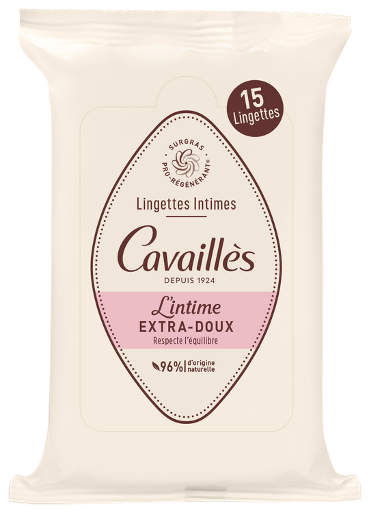 Roge Cavailles Intime Lingettes Extra - Douces X15