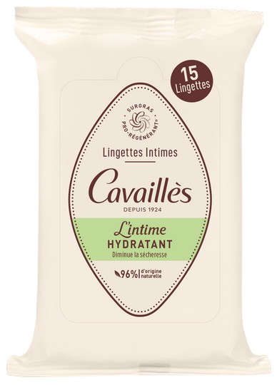 Roge Cavailles Intime Lingettes Hydratantes 15 Lingettes