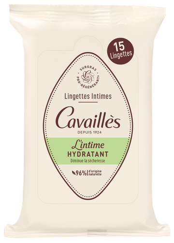 Roge Cavailles Intime Lingettes Hydratantes 15 Lingettes