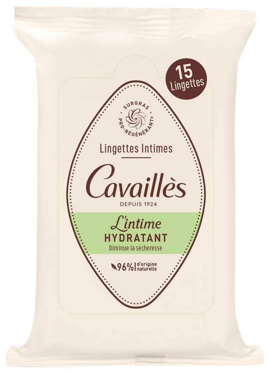 Roge Cavailles Intime Lingettes Hydratantes 15 Lingettes