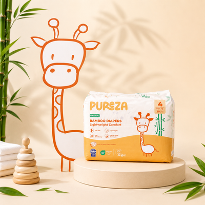 Pureza Diapers Size 4 (9- 14 Kg)