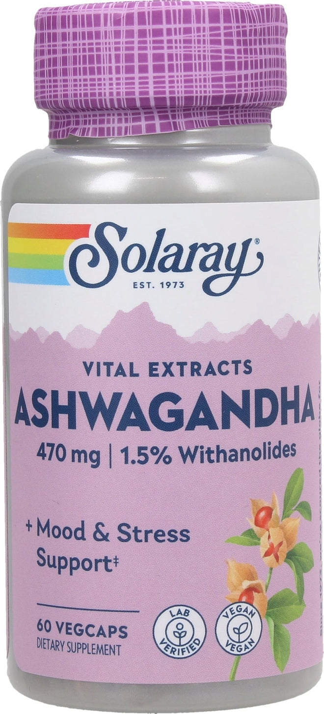 Solaray Ashwagandha Root Extract 470mg