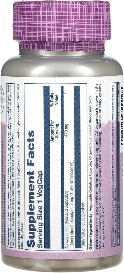 Solaray Ashwagandha Root Extract