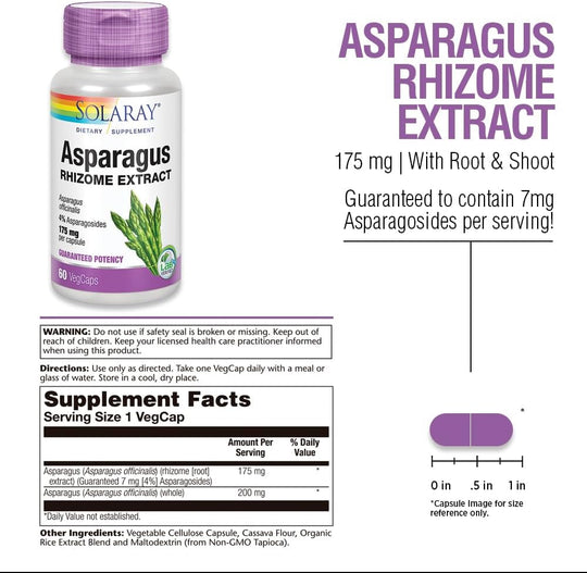 Solaray Asparagus Extract