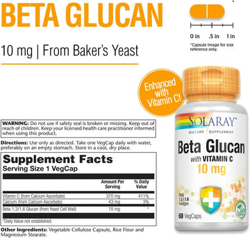 Solaray Beta Glucan & Vitamin C
