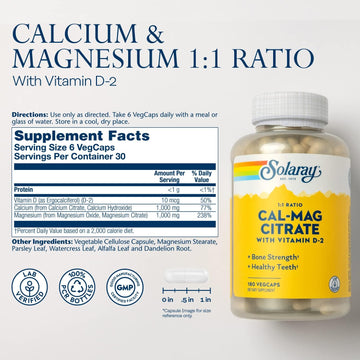 Solaray Cal-Mag Citrate
