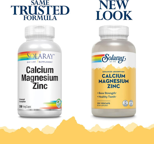 Solaray Calcium, Magnesium, Zinc