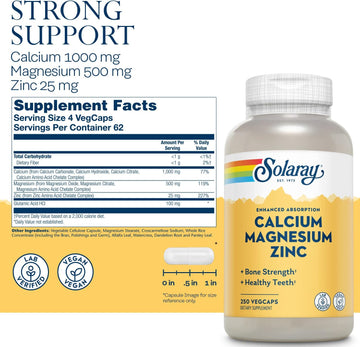 Solaray Calcium, Magnesium, Zinc