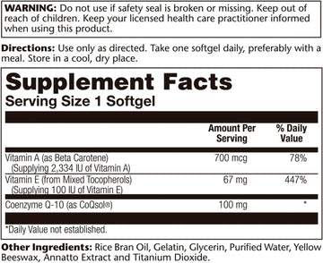 Solaray CoQ 10 - Bio - 100 mg