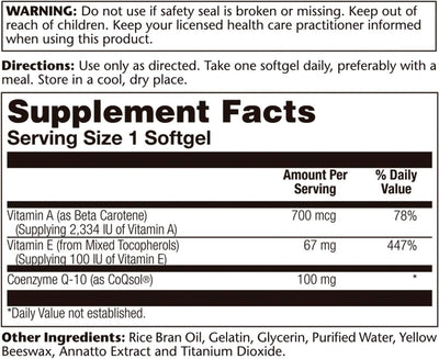 Solaray CoQ 10 - Bio - 100 mg