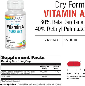 Solaray Dry Form Vitamin A