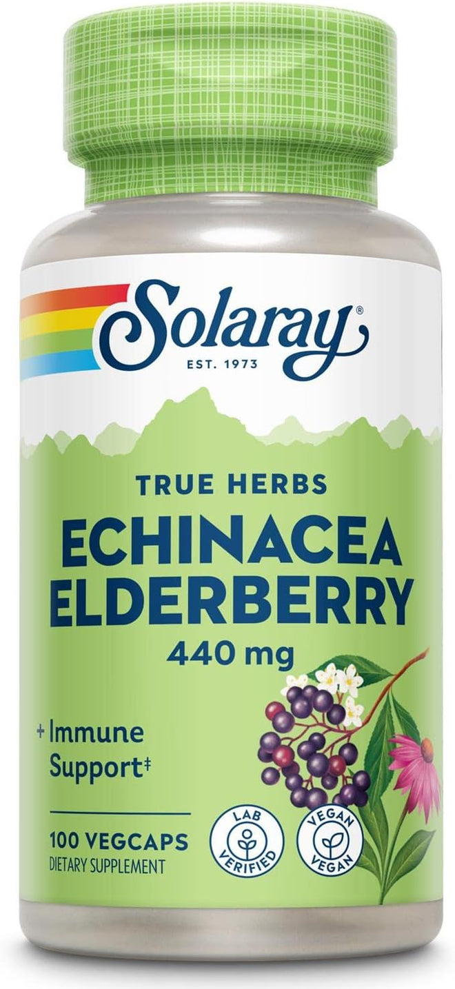 Solaray Echinacea & Elderberry 440 mg