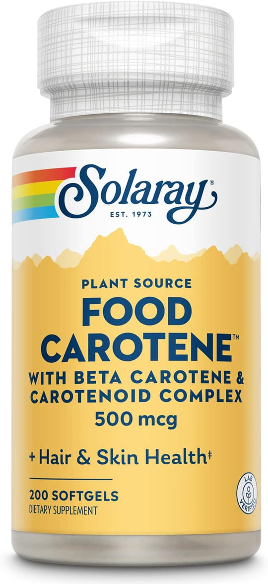 Solaray Food Carotene 500mcg