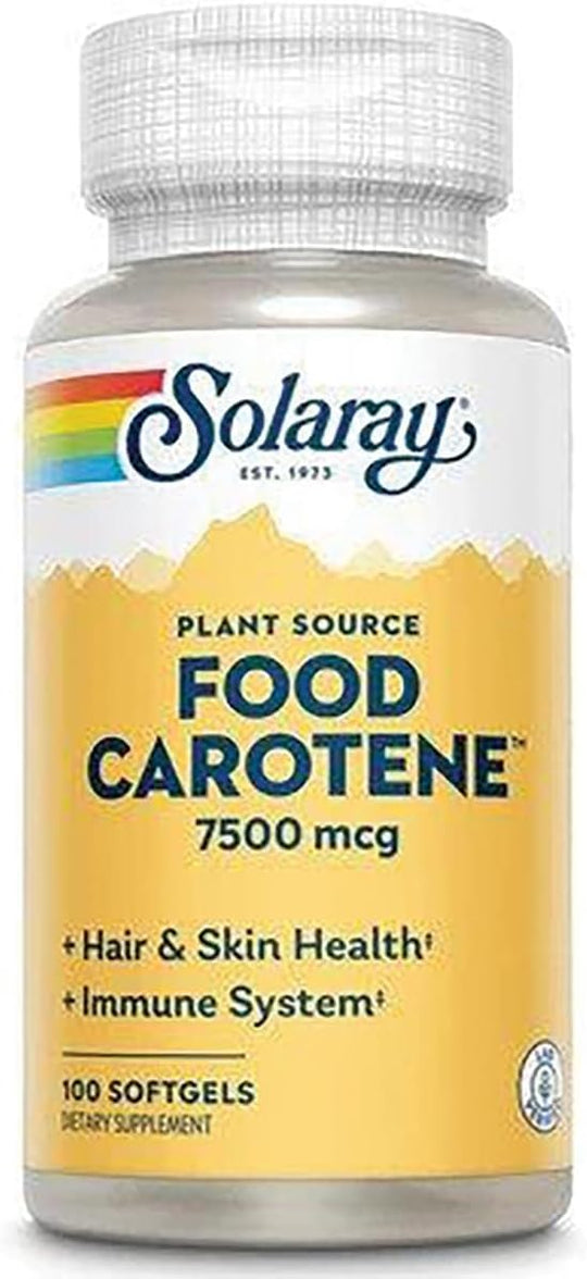 Solaray Food Carotene 7500mcg
