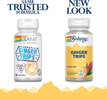 Solaray Ginger Trips Chewable 67 mg
