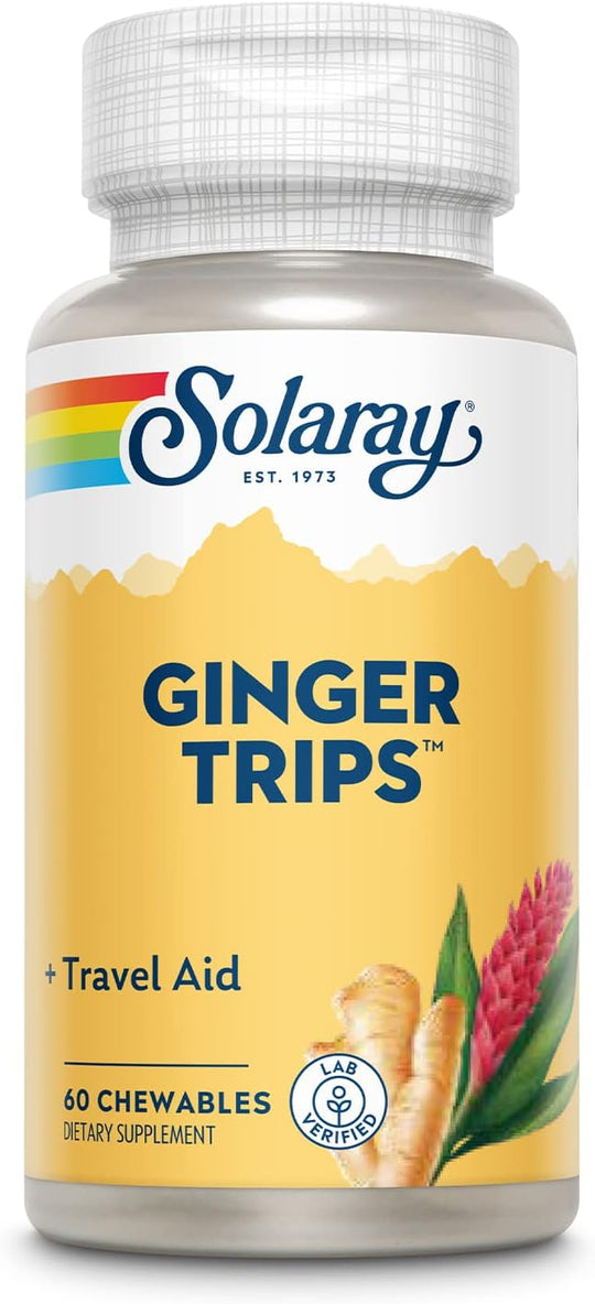 Solaray Ginger Trips Chewable 67 mg