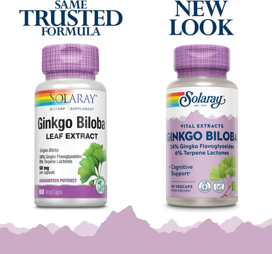 Solaray Ginkgo Biloba 60 mg