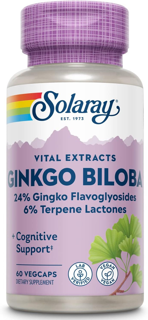 Solaray Ginkgo Biloba 60 mg