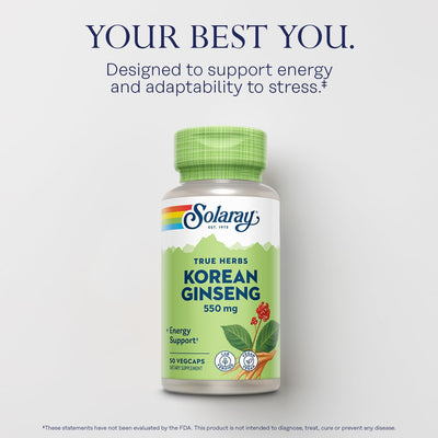 Solaray Ginseng Korean 550 mg