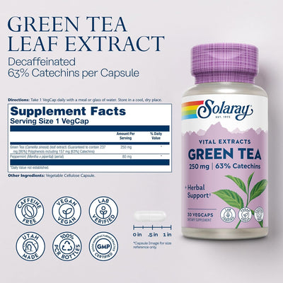 Solaray Green Tea Extract 250 mg