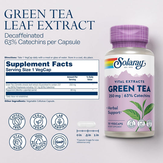 Solaray Green Tea Extract 250 mg