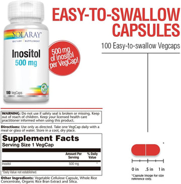 Solaray Inositol 500 mg