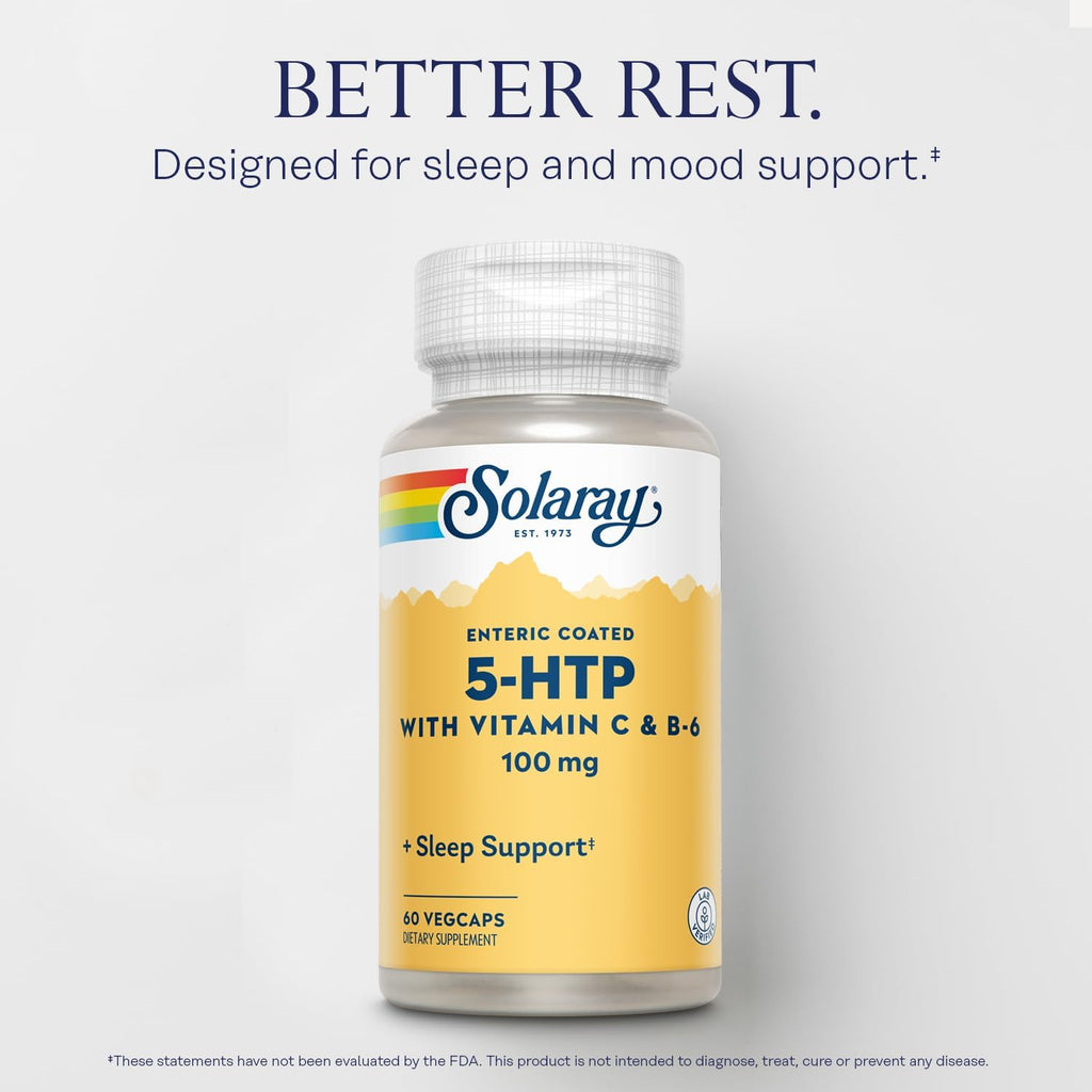 Solaray L-5-HTP 100 mg & Vitamin B6 & Vitamin C