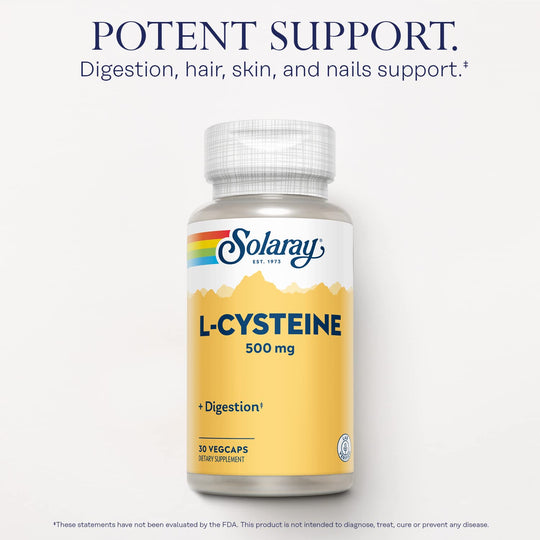 Solaray L-Cysteine - Free Form 500 mg