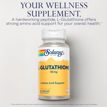 Solaray L-Glutathione 50 mg