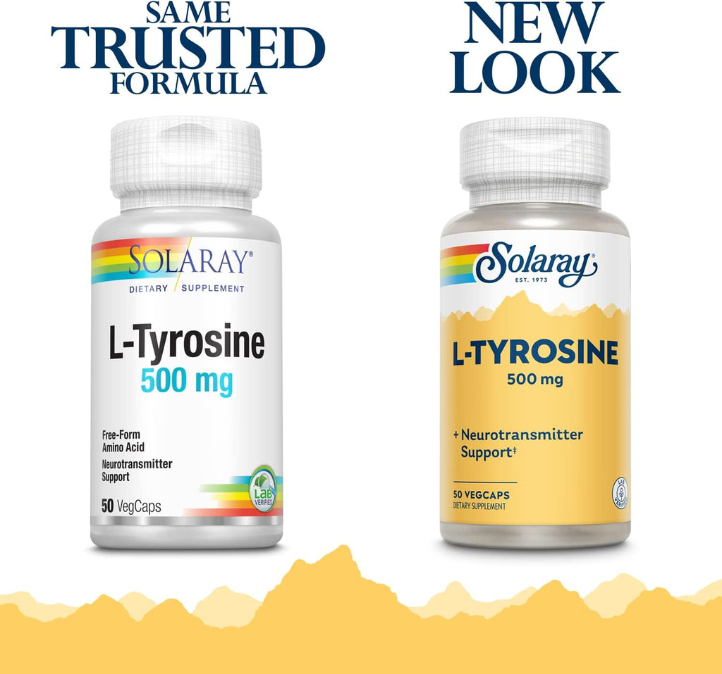 Solaray L-Tyrosine - Free Form 500 mg