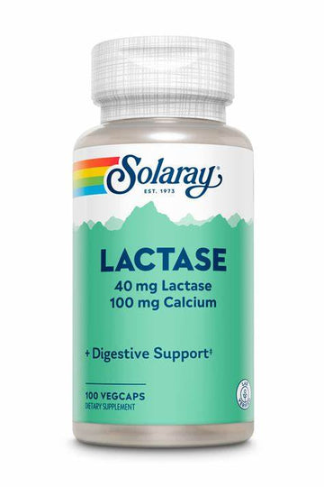 Solaray Lactase & Calcium 40mg