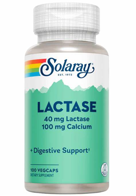 Solaray Lactase & Calcium 40mg