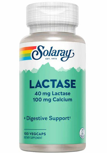 Solaray Lactase & Calcium 40mg