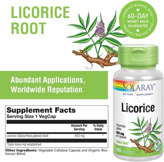 Solaray Licorice Root 450 mg