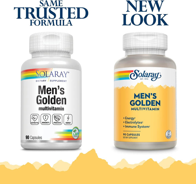 Solaray Men's Golden Multi Vitamin