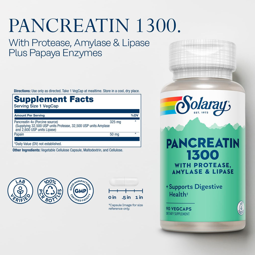Solaray Pancreatin 1300