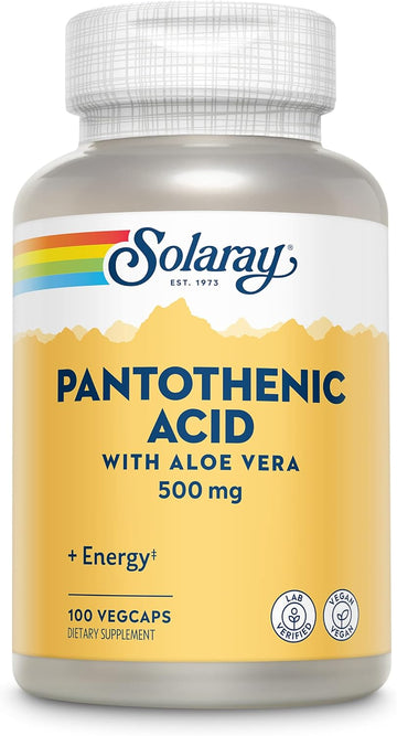 Solaray Pantothenic Acid 500