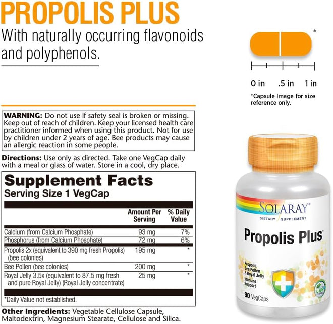Solaray Propolis Plus