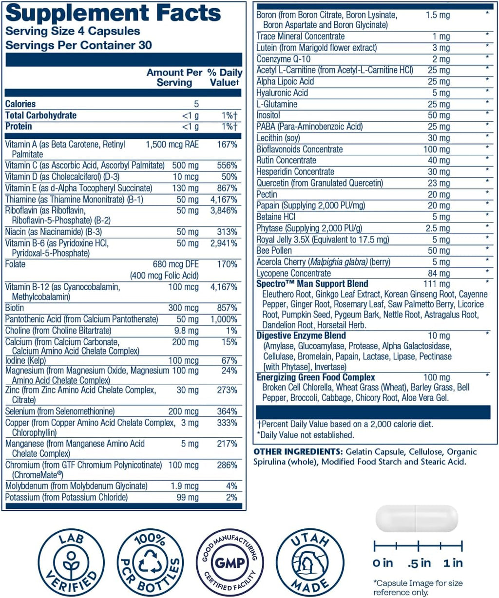 Solaray Spectro Multivitamin Man